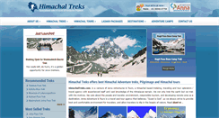 Desktop Screenshot of himachaltreks.com